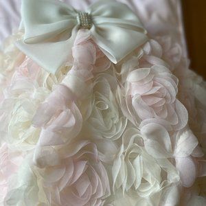 Little girl flower dress - Size 5 - Bonnie Jean